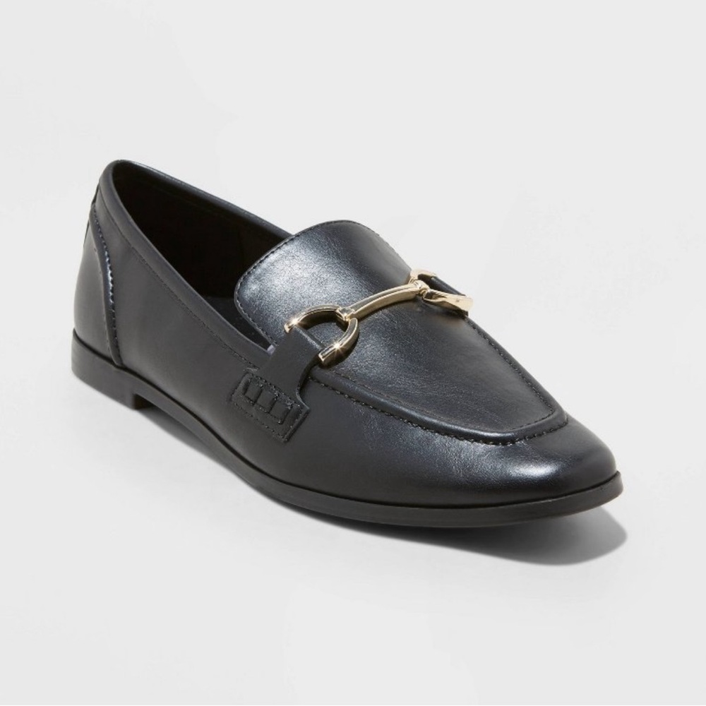 Laurel Loafer Flats - A New Day Black 8.5